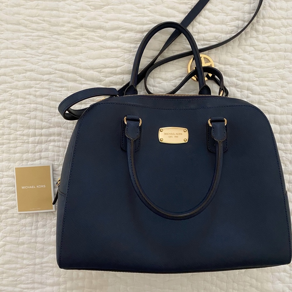 Michael Kors crossgrain leather purse